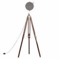 vidaXL Lampa na statíve, mangový masív 180 cm