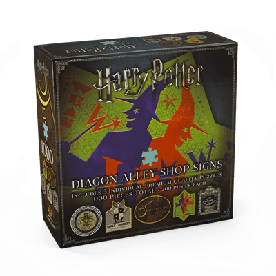 Puzzle Harry Potter Diagon Alley Shop Signs, 5x200 dielikov