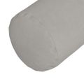 vidaXL Podložkové vankúše 2 pcs Svetlosivá Ø 25 x 70 cm Mikrovlákno