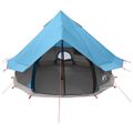 vidaXL Tipi stan 4-miestny Modrá Polyester a oceľ
