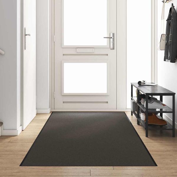 vidaXL Rohož Antracitová a čierna 120 x 350 cm 100% polyamid