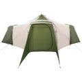 vidaXL Tipi stan 8-miestny Zelená taft
