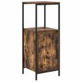 vidaXL Kúpeľňová skrinka s policami dub dymový 36x35x95 cm