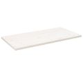 vidaXL Stolová doska biela 100x50x2,5 cm masívna borovica obdĺžniková