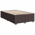 vidaXL Boxspring posteľ s matracom tmavohnedá 120x190 cm látka