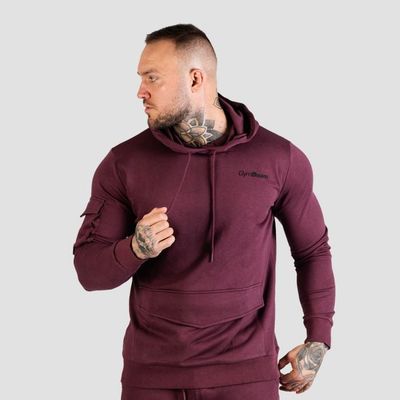 Mikina TRN Hoodie Eggplant - GymBeam, veľkosť XL, veľkosť oblečenia XL