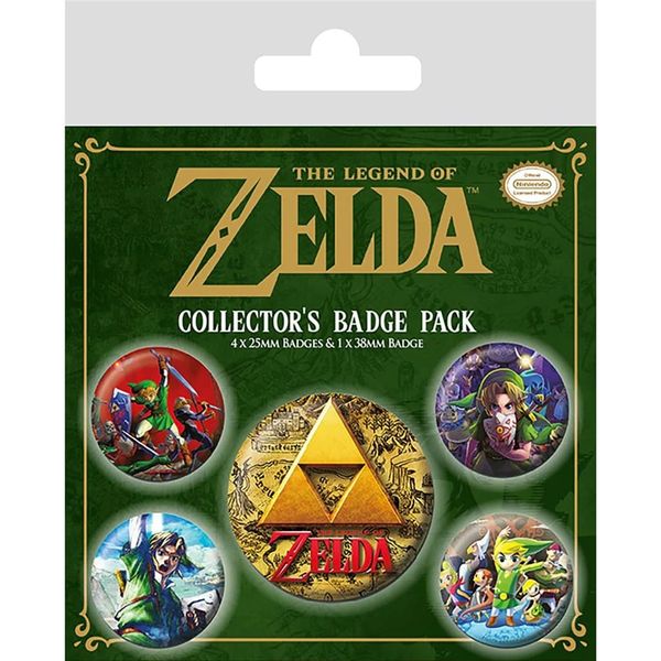Sada odznakov The Legend of Zelda - Classics
