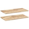 vidaXL Plávajúce police 2 ks 80x40x2 cm neošetrené masívne drevo akácia