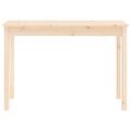 vidaXL Konzolový stolík 110x40x75 cm masívne borovicové drevo