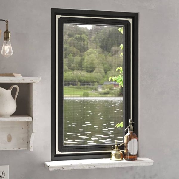 vidaXL Magnetická okenná sieťka proti hmyzu biela 80x140 cm