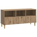 vidaXL TV skrinka 102 x 34,5 x 50 cm Dub artisan Kompozitné drevo