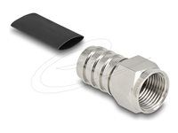 F plug for crimping RG-59 with matching