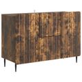 vidaXL Servírovacia skriňa so zásuvkou Dymový dub 89 x 34,5 x 62 cm