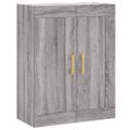 vidaXL Vysoká skrinka sivý dub sonoma 69,5x34x180 cm spracované drevo