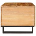 vidaXL Konferenčný stolík Prírodná 80 x 50 x 40 cm Masívne mango drevo