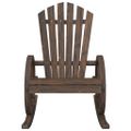 vidaXL Záhradná hojdacia stolička Adirondack jedľový masív