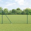 vidaXL Zváraný drôtový plot s hrotmi 50 x 1,5 m Oceľ s PVC povrchom