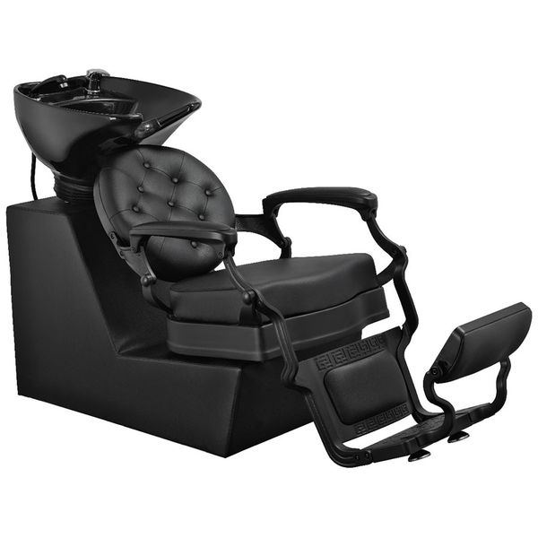 Štýlový barber umývací box RANCH BLACK shampoo unit