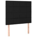 vidaXL Posteľný rám boxspring s matracom čierny 90x190 cm látka
