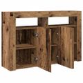 vidaXL Servírovacia skriňa Staré drevo 116 x 30 x 75 cm