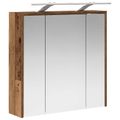 vidaXL Kúpeľňová zrkadlová skrinka Staré drevo 63,5 x 16 x 62,5 cm