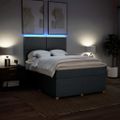 vidaXL Boxspring posteľ s matracom tmavosivá 140x200 cm látka