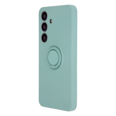 Puzdro s prstencom pre Samsung Galaxy A14 4G / A14 5G svetlozelená