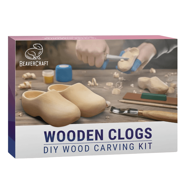 DIY10 Beavercraft Clogs Carving Hobby-Kit