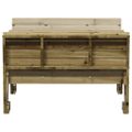 vidaXL Piknikový stôl pre deti 88x122x58 cm impregnovaná borovica