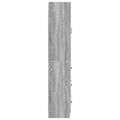 vidaXL Sada skríň 2 ks 66 x 34,5 x 87 cm Kompozitné drevo Sivý Sonoma