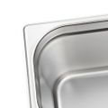vidaXL Gastronádoby 4 ks, GN 1/3, 200 mm, nehrdzavejúca oceľ