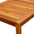 vidaXL Záhradný konferenčný stolík 110x60x45 cm akáciový masív