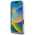 Guess Hardcase PU zrnitý Big 4G a Classic Logo puzdro pre iPhone 16 Pro 6,3" modré