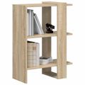 vidaXL Regál na knihy 2 úrovní 52 x 25 x 71,5 cm Kompozitné drevo