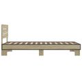 vidaXL Rám postele s čelom Dub sonoma 80 x 200 cm Kompozitné drevo