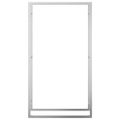 vidaXL Stojan na krbové drevo 80x28x154 cm nehrdzavejúca oceľ