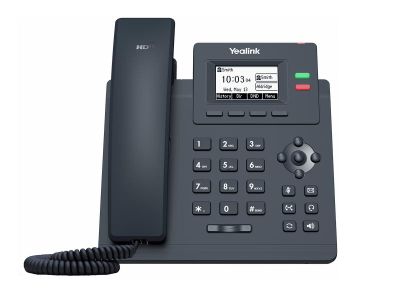 Yealink SIP-T31 SIP telefón, 2,3'' 132x64 podsv. LCD, 2 x SIP úč., 100M Eth
