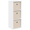 vidaXL Servírovacia skriňa so zásuvkou Biela 25,5 x 22 x 69,5 cm