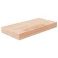 vidaXL Polica 40x20x4 cm neošetrený dubový masív