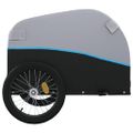 vidaXL Vozík za bicykel, čierno modrý 30 kg, železo