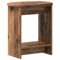 vidaXL Bočný stôl Staré drevo 50 x 39,5 x 55 cm Kompozitné drevo