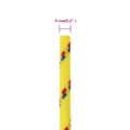 vidaXL Lodné lano žlté 4 mm 25 m polypropylén