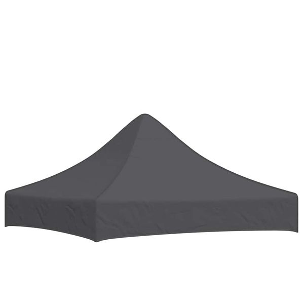 vidaXL Strecha na párty stan 2x2 m, antracitová 270 g/m²