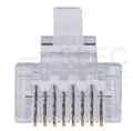 Konektor NEKU UTP CAT6 RJ45 8P8C, netienený, balenie 100 ks