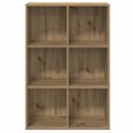 vidaXL skrinka na knihy/príborník Artisan Dub 66x30x98 cm