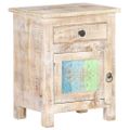 vidaXL Nočný stolík 40x30x50 cm surové akáciové drevo