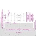vidaXL Záhradný plot Woerden s vrchnou časťou v tvare oštepu čierny 240x75 cm oceľový