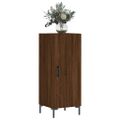 vidaXL Komoda hnedý dub 34,5x34x90 cm spracované drevo