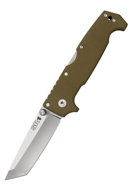 Cold Steel 62LA SR1 Tanto Point vreckový nôž 10,1 cm, zelená, G10