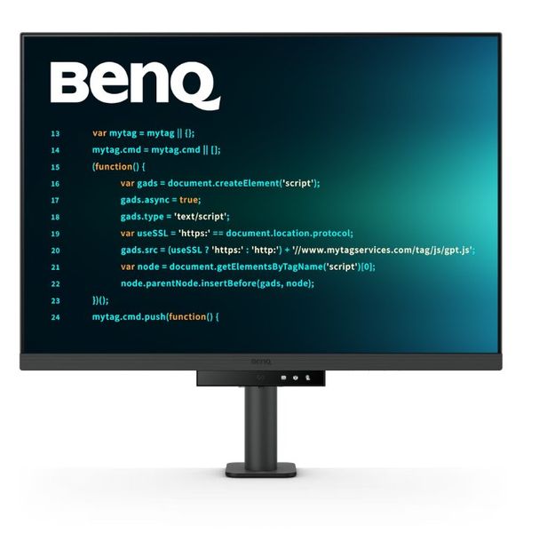 BenQ LCD LED RD280UA 28,2" IPS/3840x2560/5ms/DP/HDMI/2xUSB-C/3xUSB 3.2/Daisy Chain/pre programátorov/Flexible arm/čierny LED monitor, 28,2", IPS, 3840×2560, 1200:1, 5ms, HDMI, DisplayPort, 3× USB 3.0, USB-C, Thunderbolt 3, reproduktory, Pivot, čierny, energ.